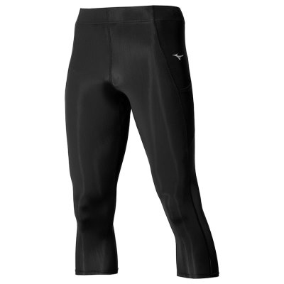 Mallas Mizuno Impulse Core 3/4 Hombre - Negros - Chile M047MKOTFC